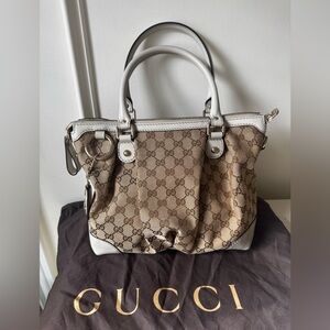 Gucci GG Canvas Sukey Satchel Brand NEW with Tags..Never Worn.